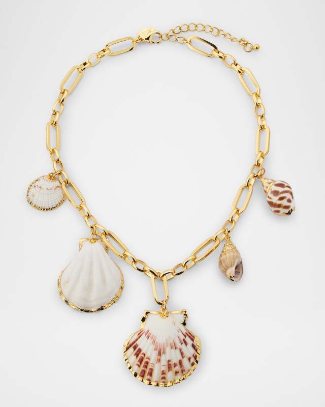 Multi-Shell Charm Necklace